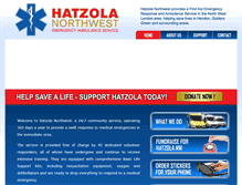 Tablet Screenshot of hatzolanw.org